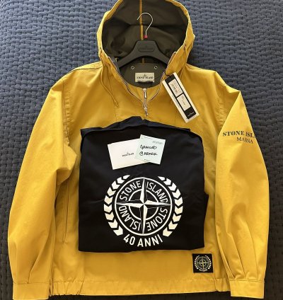 Stone Island 40th Anni Raso Gommato Cover Colorato Bio -
