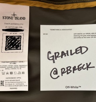 Stone Island 40th Anni Raso Gommato Cover Colorato Bio -