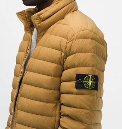Stone Island 41025 Micro Puff Nylon-tc Jacket Golden Brown