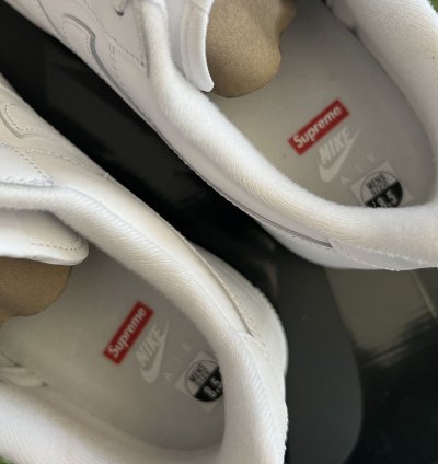 Nike Supreme Airforce 1 White Size 8 5