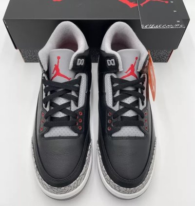 Nike Air Jordan 3 Retro Og Black Cement 2024 dn3707-010 Brand New