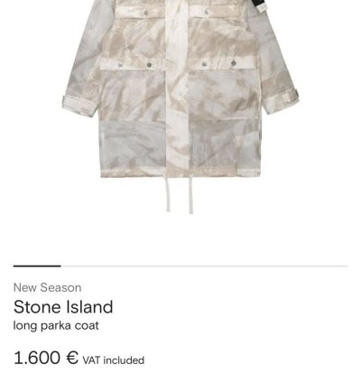Stone Island 7100011 Uv-reactive Scan Camo On Nylon Ripstop