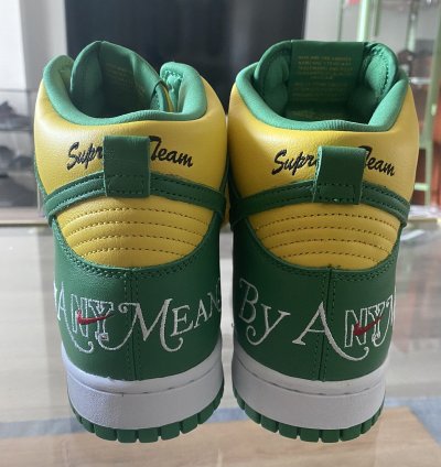 Nike Supreme Dunk High By Any Means Brazil
