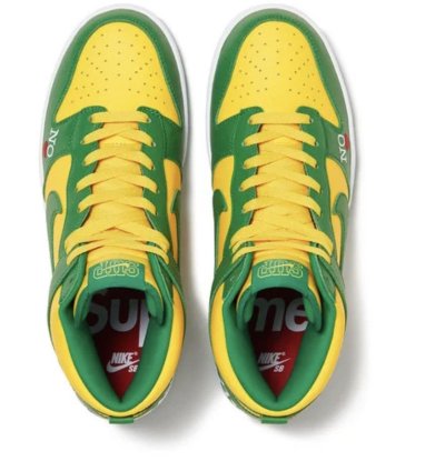 Nike Supreme Dunk High By Any Means Brazil
