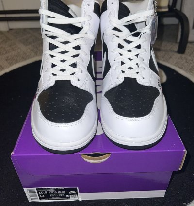 Nike Supreme Dunk High Sb By Any Means Black White