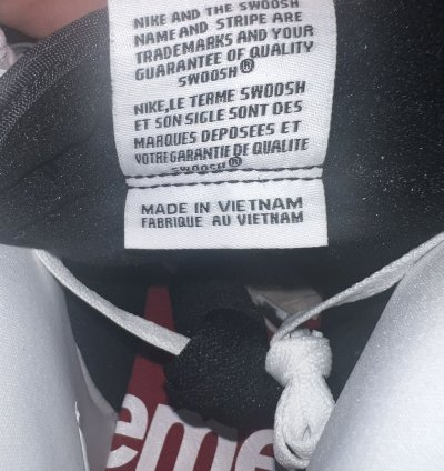Nike Supreme Dunk High Sb By Any Means Black White