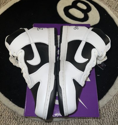 Nike Supreme Dunk High Sb By Any Means Black White