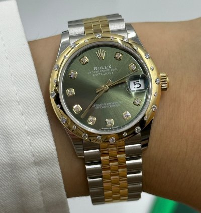 Rolex Datejust 31 278343rbr Green Jub