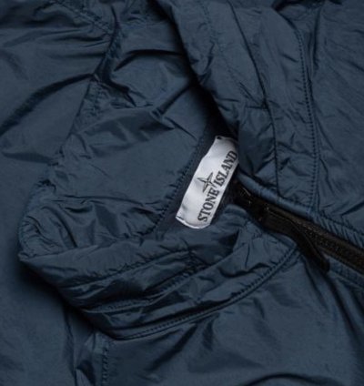 Stone Island 721543230 - Nwot Blue Light Jacket Crinkle Reps
