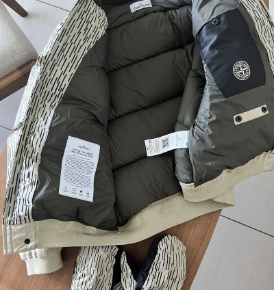 Stone Island Al Down Blouson And Gloves