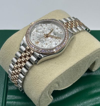Rolex Datejust 31 278381rbr Silver Flower Jubilee