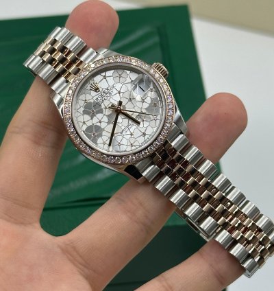 Rolex Datejust 31 278381rbr Silver Flower Jubilee