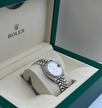 Rolex Datejust 31 278381rbr Silver Flower Jubilee