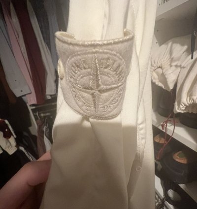 Stone Island All White Ghost Piece Shirt Jacket
