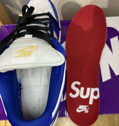 Nike Supreme Dunk Sb Supreme Stars Hyper Royal
