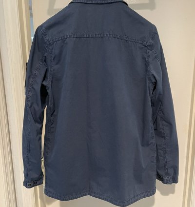 Stone Island Avio Blue Canvas Field Jacket