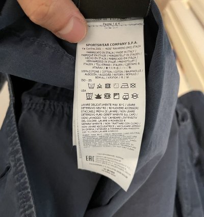 Stone Island Avio Blue Canvas Field Jacket