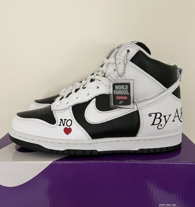 Nike Supreme Sb Dunk High By Any Means