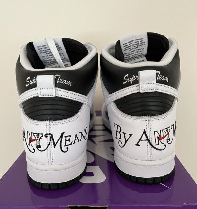 Nike Supreme Sb Dunk High By Any Means