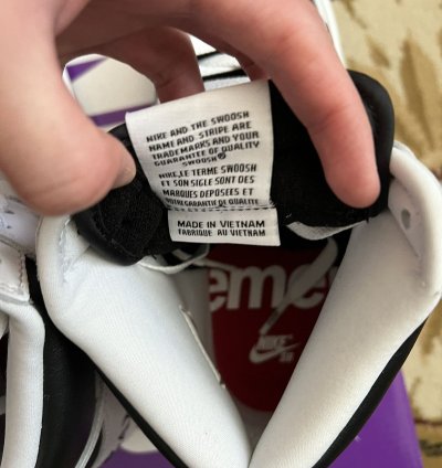 Nike Supreme Sb Dunk High By Any Means