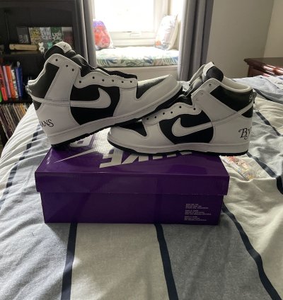 Nike Supreme Sb Dunk High Og Qs Stormtrooper Necklace