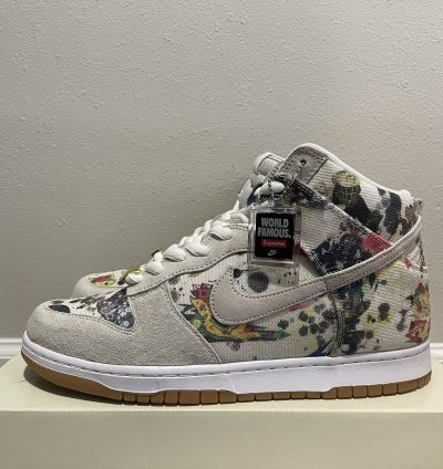 Nike Supreme Sb Dunk High Rammellzee
