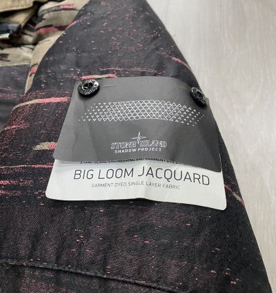 Stone Island Big Loom Jacquard Puffer Jacket Coat