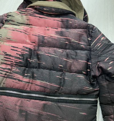 Stone Island Big Loom Jacquard Puffer Jacket Coat