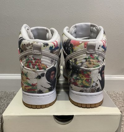 Nike Supreme Sb Dunk High Rammellzee