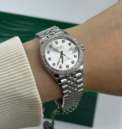 Rolex Datejust 31 278384rbr Silver Jub