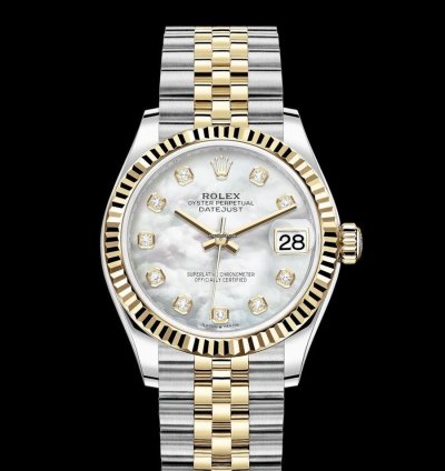 Rolex Datejust 31 31mm - Mother Of Pearl Dial - Yellow Gold Steel Jubilee Bracelet