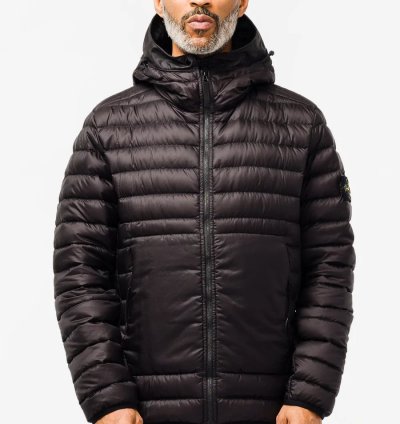 Stone Island Bio-baed Ripstop Hooded Down Jacket Size