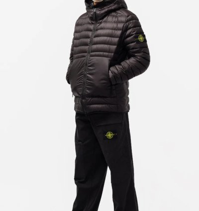 Stone Island Bio-baed Ripstop Hooded Down Jacket Size