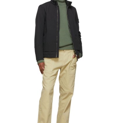 Stone Island Black Compass Patch Jacket