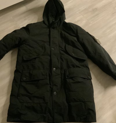 Stone Island Black Heavy Parka David Tc-down 2000