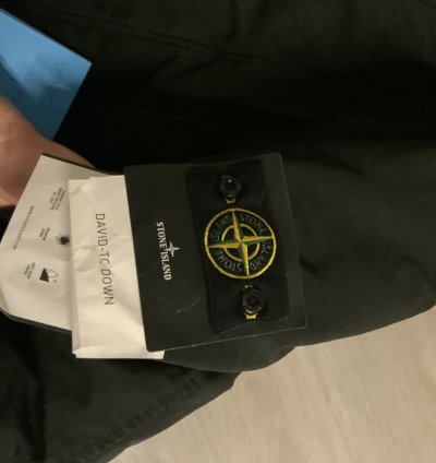 Stone Island Black Heavy Parka David Tc-down 2000