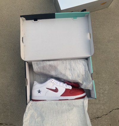 Nike Supreme Sb Dunk Low Red