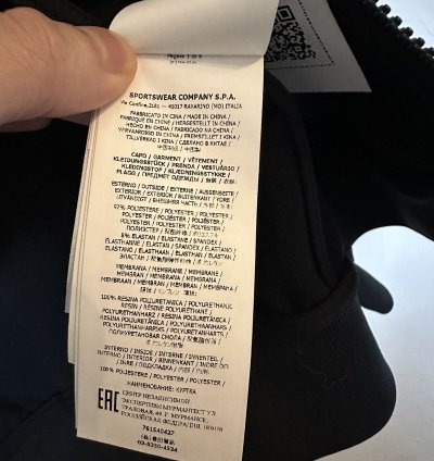 Stone Island Black Light Soft Shell- Jacket Size
