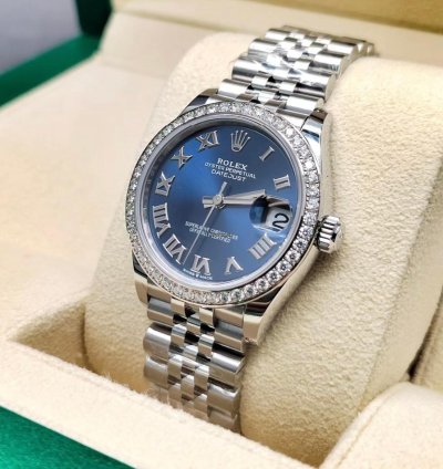 Rolex Datejust 31 Blue Roamn Jub