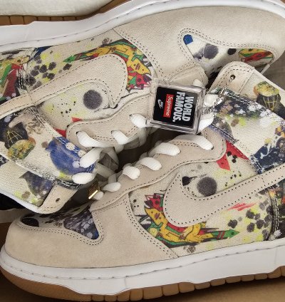 Nike Supreme Sb Rammellzee Dunk High