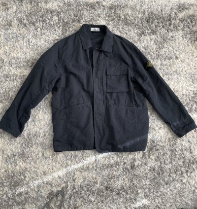 Stone Island Blue Overshirts