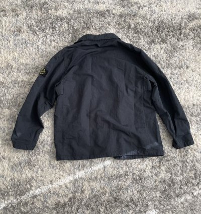 Stone Island Blue Overshirts