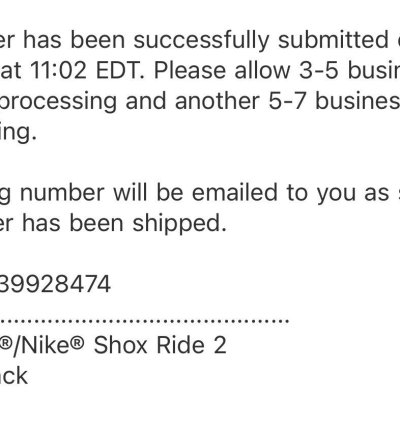 Nike Supreme Shox Ride 2 Sp