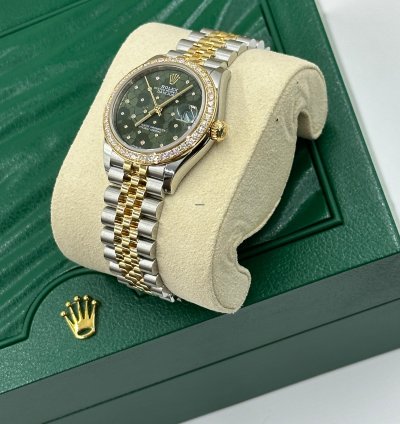 Rolex Datejust 31 Green Floral Jub