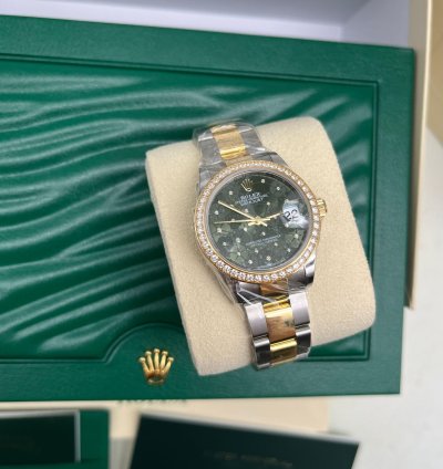 Rolex Datejust 31 Green Floral Oys
