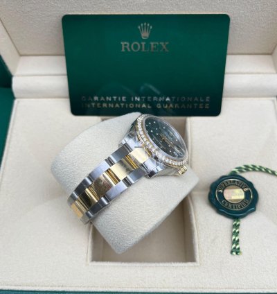 Rolex Datejust 31 Green Floral Oys