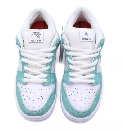 Nike Sb Dunk Low Pro Qs Turbo Green Silver Fd2562-400