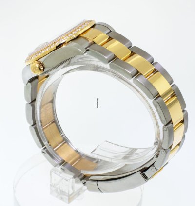 Rolex Datejust 31 Lady-datejust 31mm Yellow Gold Steel Champagne Diamond Dial Diamond Bezel 278383