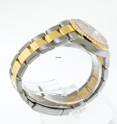 Rolex Datejust 31 Lady-datejust 31mm Yellow Gold Steel Champagne Diamond Dial Diamond Bezel 278383