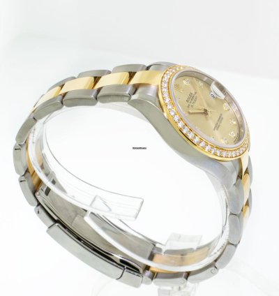 Rolex Datejust 31 Lady-datejust 31mm Yellow Gold Steel Champagne Diamond Dial Diamond Bezel 278383